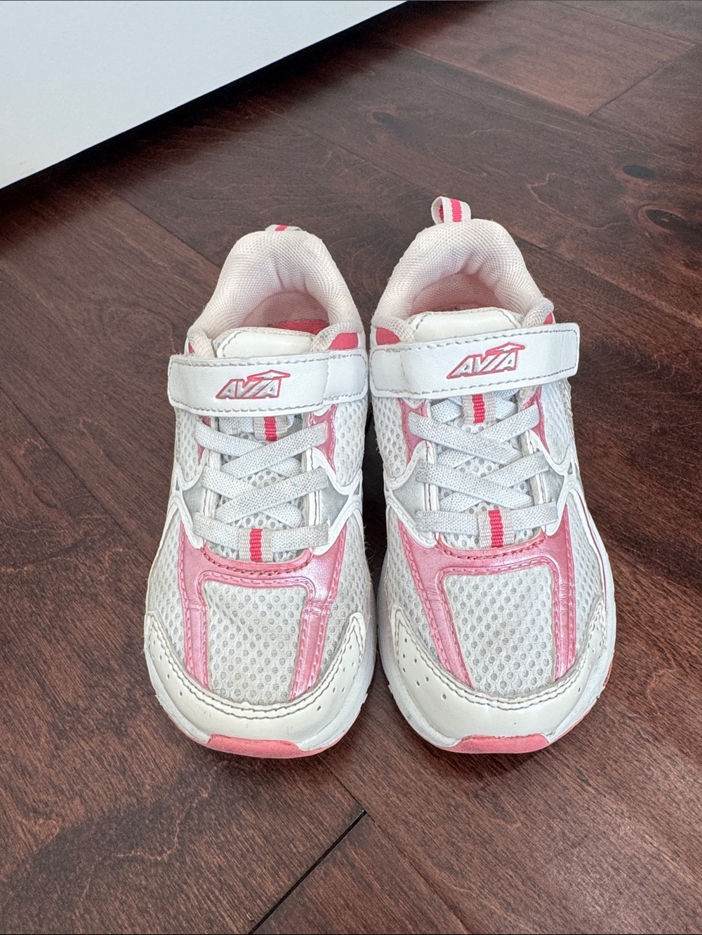 Avia Girls White & Pink Sneakers Athletic Shoes Toddler Girls size 10 - Picture 3 of 6